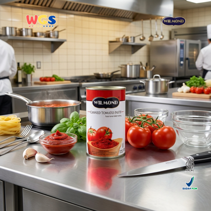 Wilmond Canned Tomato Paste 170g - Pasta Tomat Kaleng Saus Pizza Spaghetti Pasta Lasagna Masakan Dapur