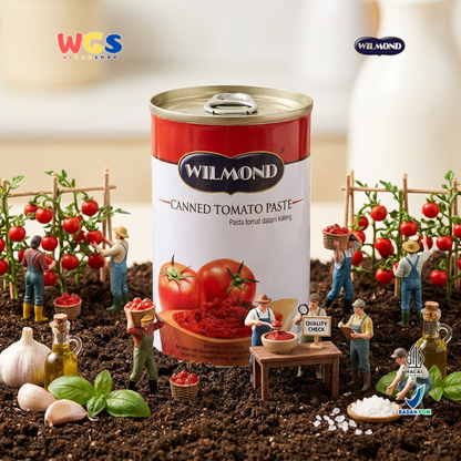 Wilmond Canned Tomato Paste 170g - Pasta Tomat Kaleng Saus Pizza Spaghetti Pasta Lasagna Masakan Dapur