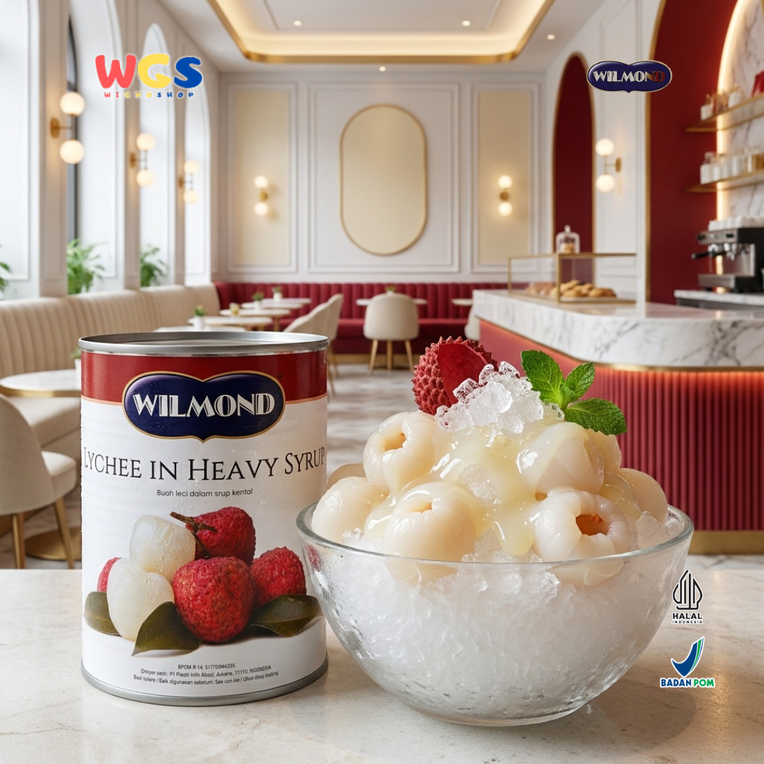 Wilmond Lychee in Heavy Syrup 565g – Canned Lychee Fruit in Fresh Heavy Syrup