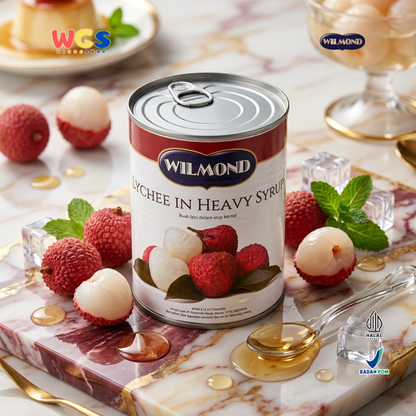 Wilmond Lychee in Heavy Syrup 565g – Canned Lychee Fruit in Fresh Heavy Syrup