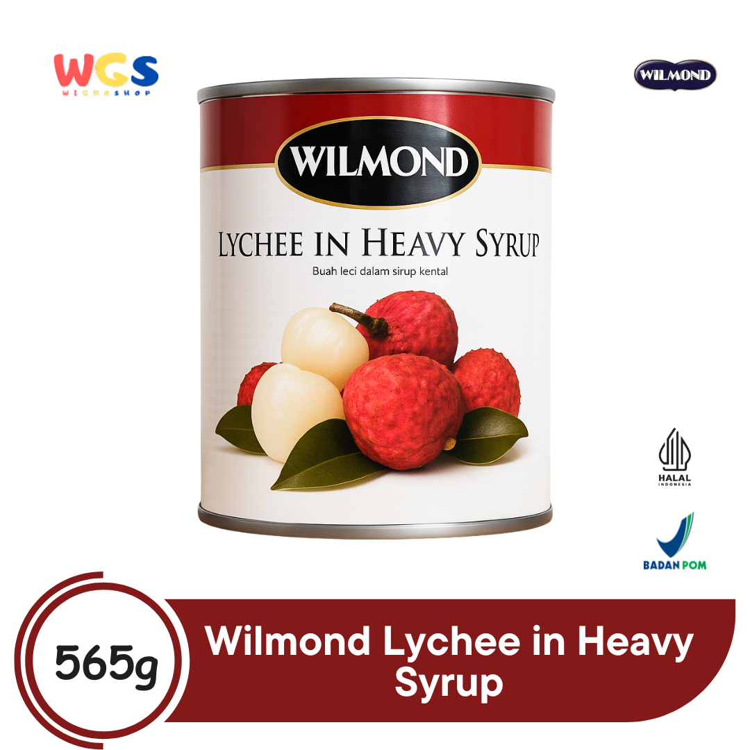 Wilmond Lychee in Heavy Syrup 565g – Buah Leci Kalengan dalam Sirup Kental Segar