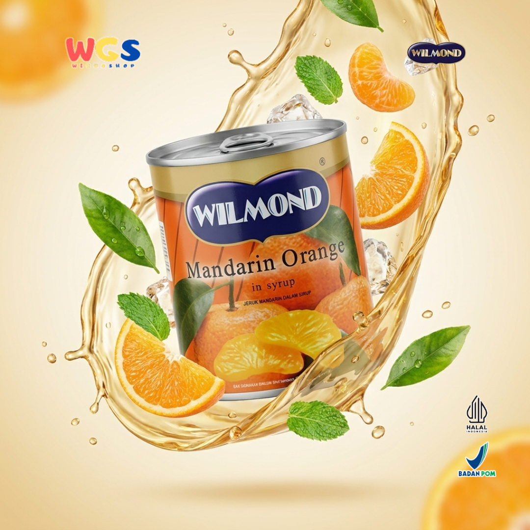 Wilmond Mandarin Orange in Syrup 312g – Sweet, Fresh, and Delicious Mandarin Oranges in Syrup
