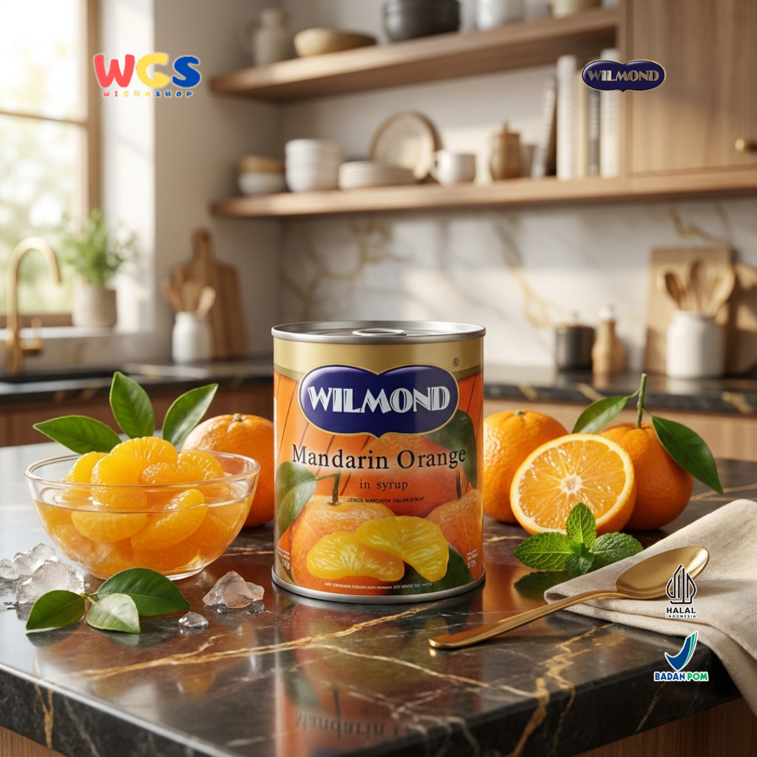 Wilmond Mandarin Orange in Syrup 312g – Sweet, Fresh, and Delicious Mandarin Oranges in Syrup