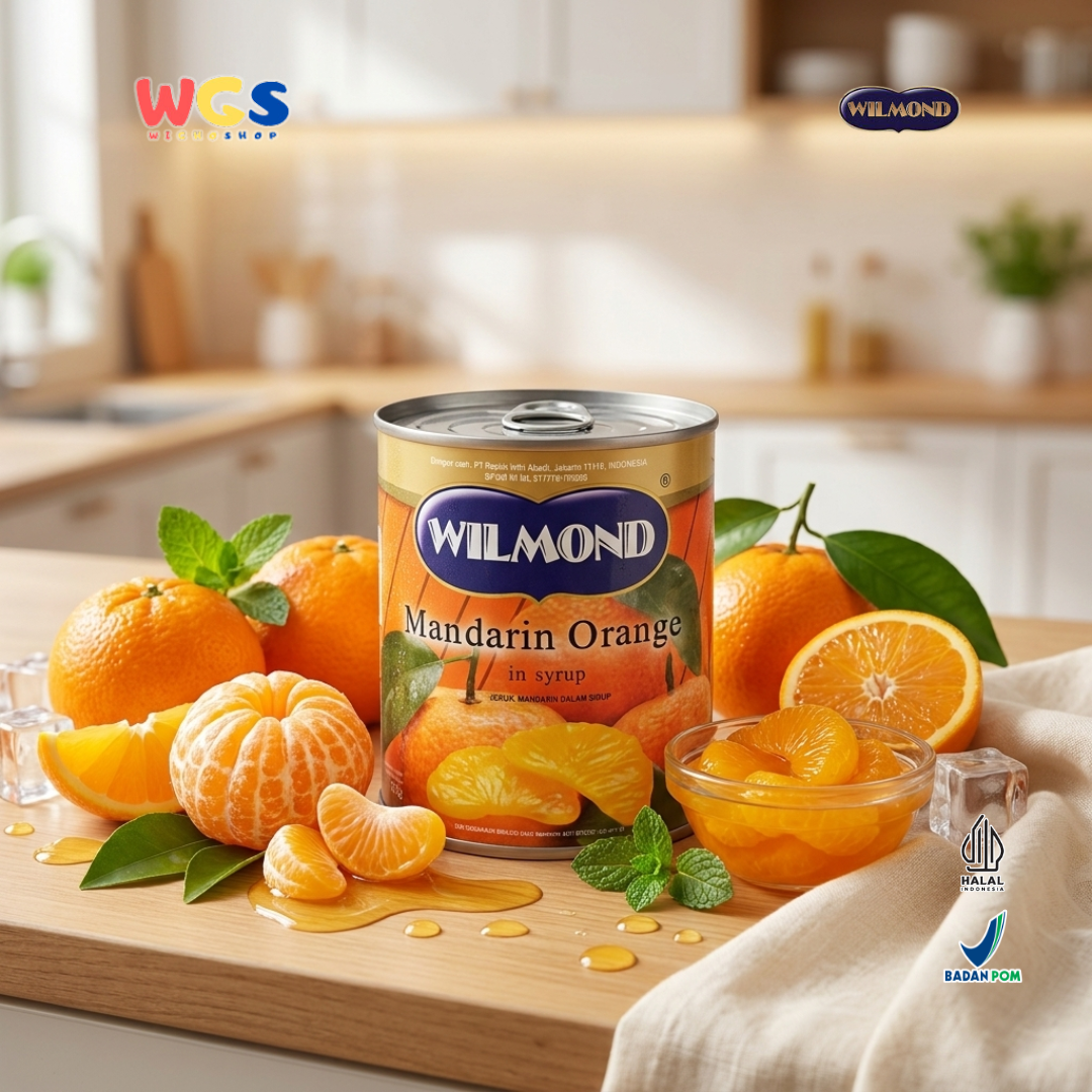 Wilmond Mandarin Orange in Syrup 312g – Sweet, Fresh, and Delicious Mandarin Oranges in Syrup
