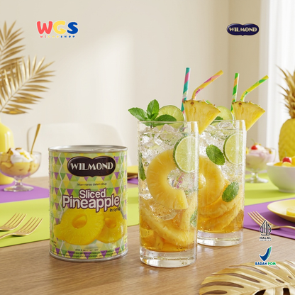 Wilmond Sliced ​​Pineapple in Syrup 567g – Sliced ​​Pineapple in Sweet, Fresh, and Delicious Syrup