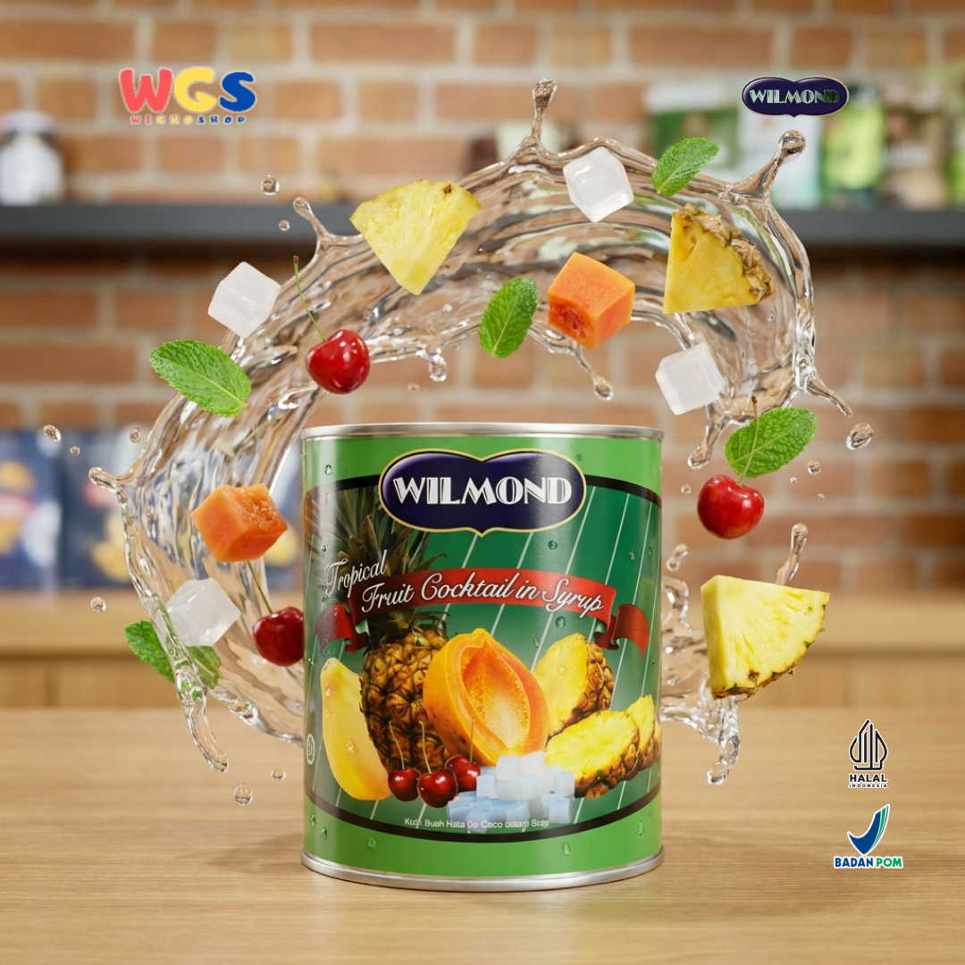 WILMOND Tropical Fruit Cocktail in Syrup Can 863g – Tropical Fruit Cocktail in Light Syrup