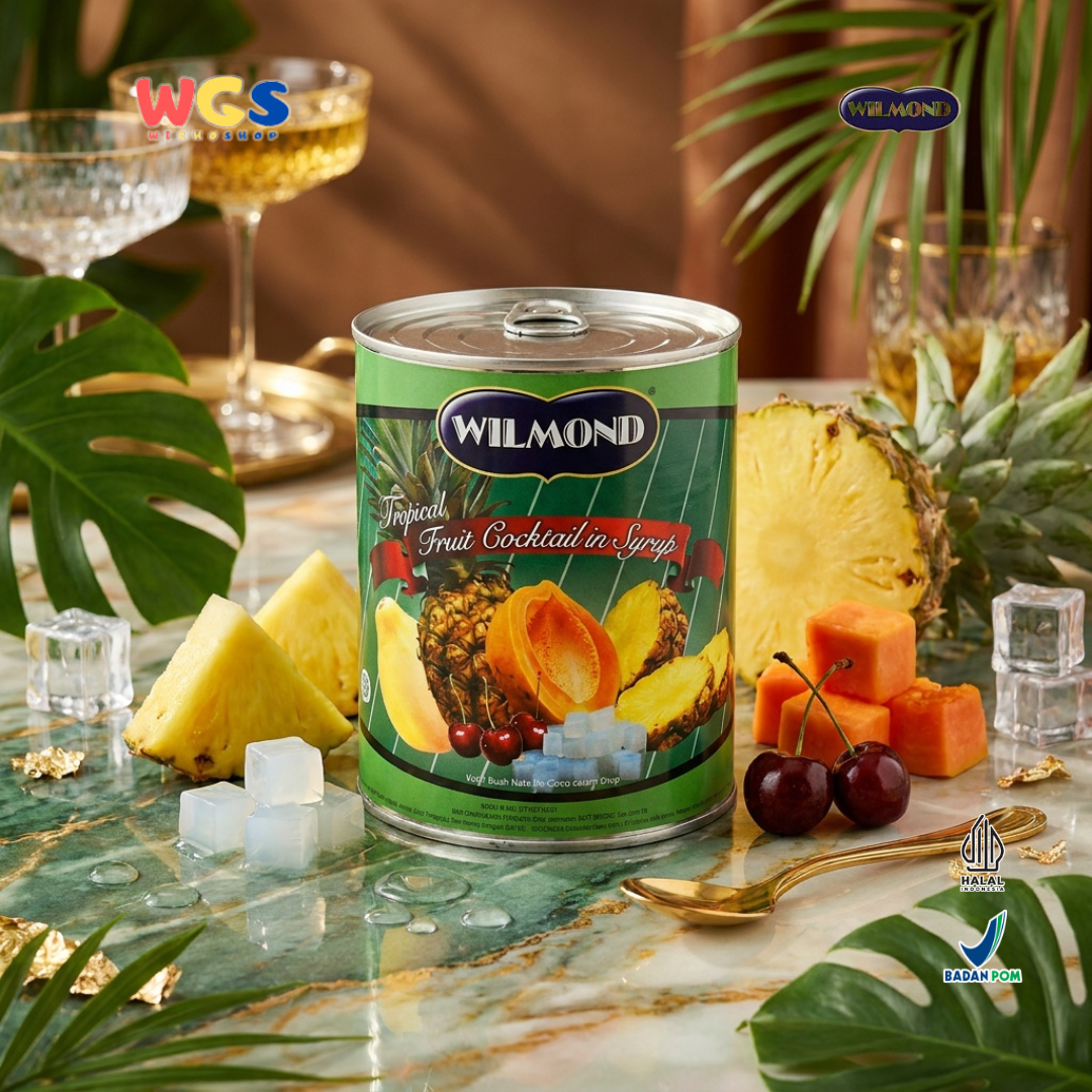 WILMOND Tropical Fruit Cocktail in Syrup Can 863g – Tropical Fruit Cocktail in Light Syrup