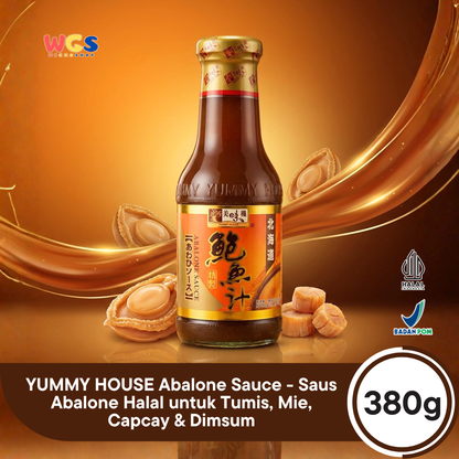 YUMMY HOUSE Abalone Sauce 380g - Saus Abalone Halal untuk Tumis, Mie, Capcay & Dimsum