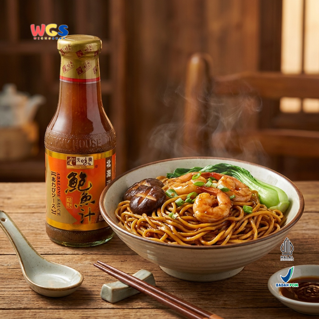YUMMY HOUSE Abalone Sauce 380g - Saus Abalone Halal untuk Tumis, Mie, Capcay & Dimsum