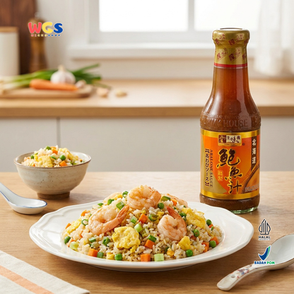 YUMMY HOUSE Abalone Sauce 380g - Saus Abalone Halal untuk Tumis, Mie, Capcay & Dimsum