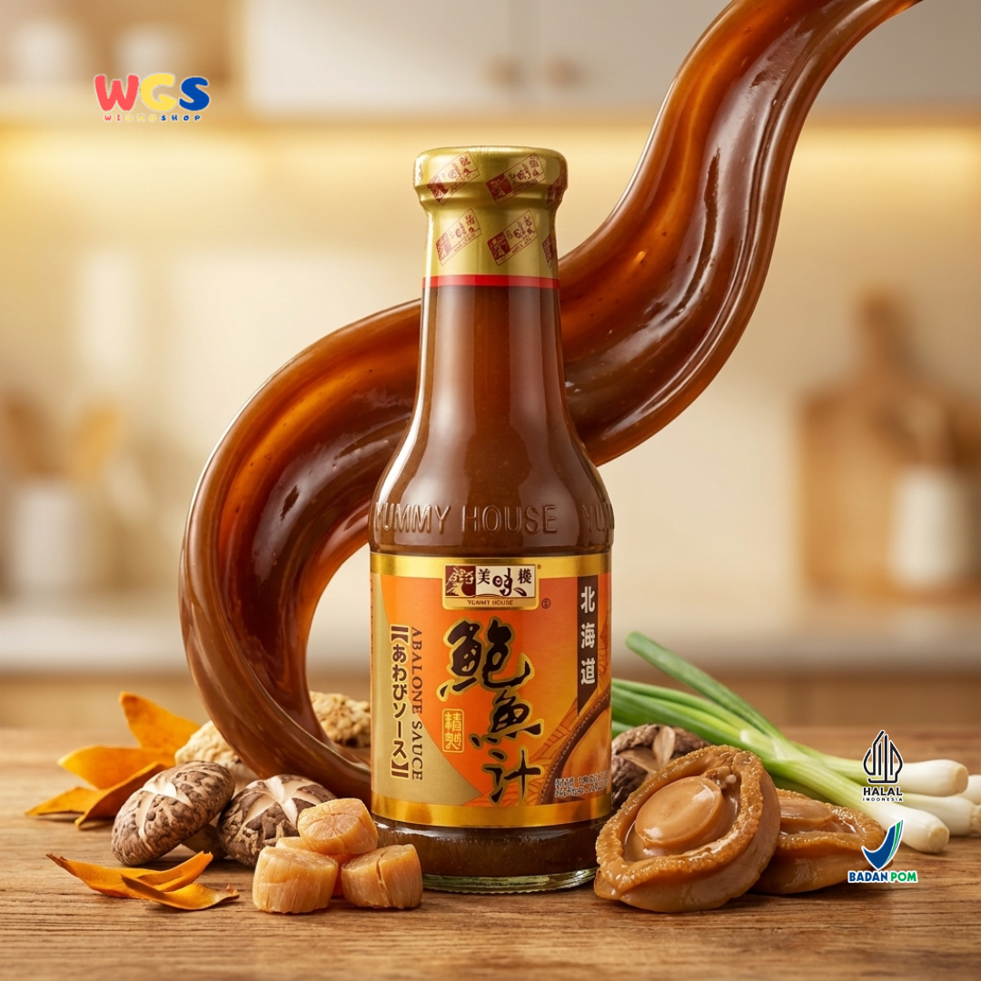 YUMMY HOUSE Abalone Sauce 380g - Saus Abalone Halal untuk Tumis, Mie, Capcay & Dimsum