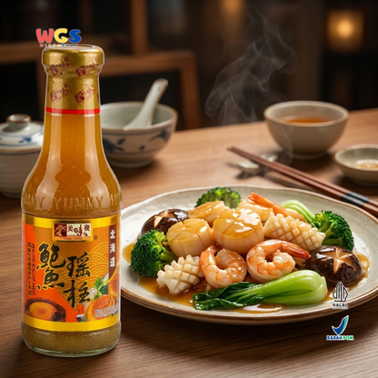 YUMMY HOUSE Abalone Scallop Sauce 380g - Saus Abalon Kerang Halal untuk Tumis, Mie & Dimsum