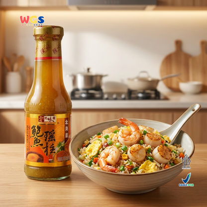 YUMMY HOUSE Abalone Scallop Sauce 380g - Saus Abalon Kerang Halal untuk Tumis, Mie & Dimsum