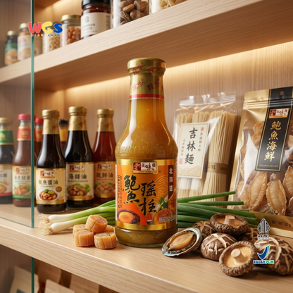 YUMMY HOUSE Abalone Scallop Sauce 380g - Saus Abalon Kerang Halal untuk Tumis, Mie & Dimsum