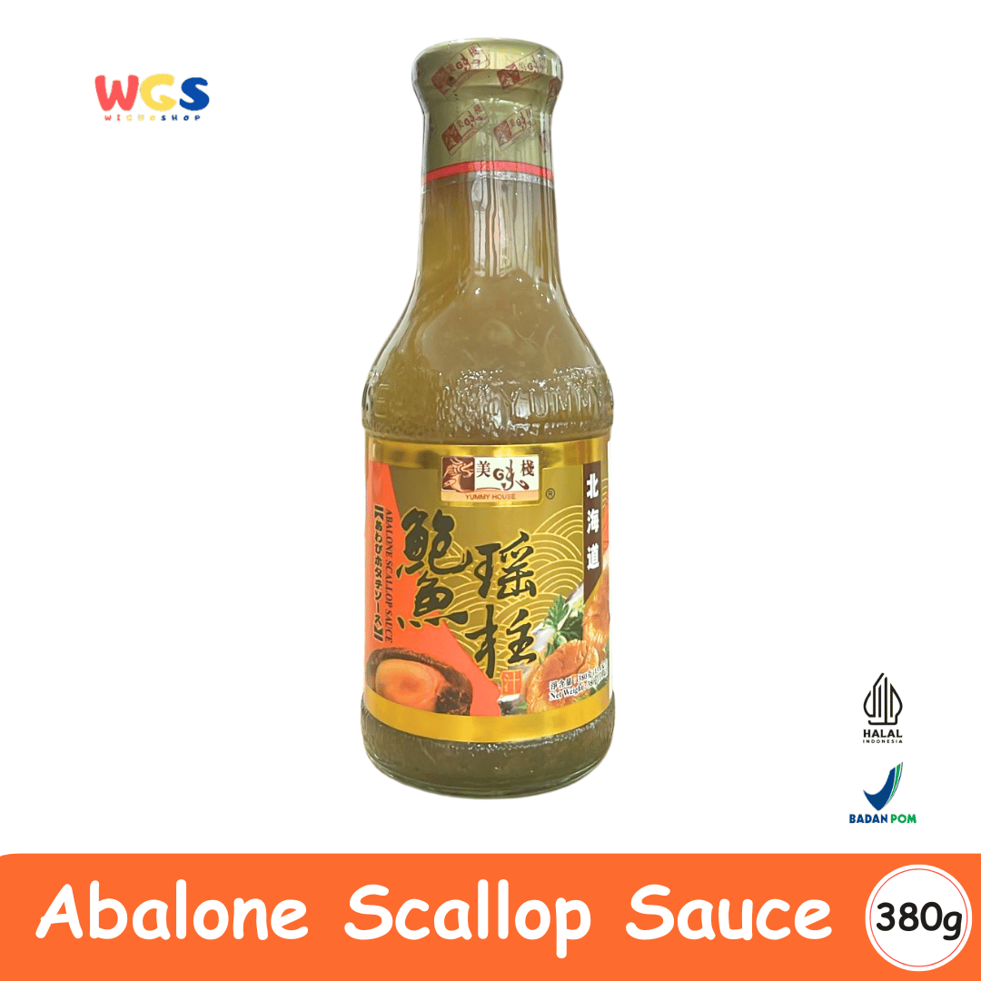 YUMMY HOUSE Abalone Scallop Sauce 380g – Saus Abalon & Kerang Kering Siap Pakai