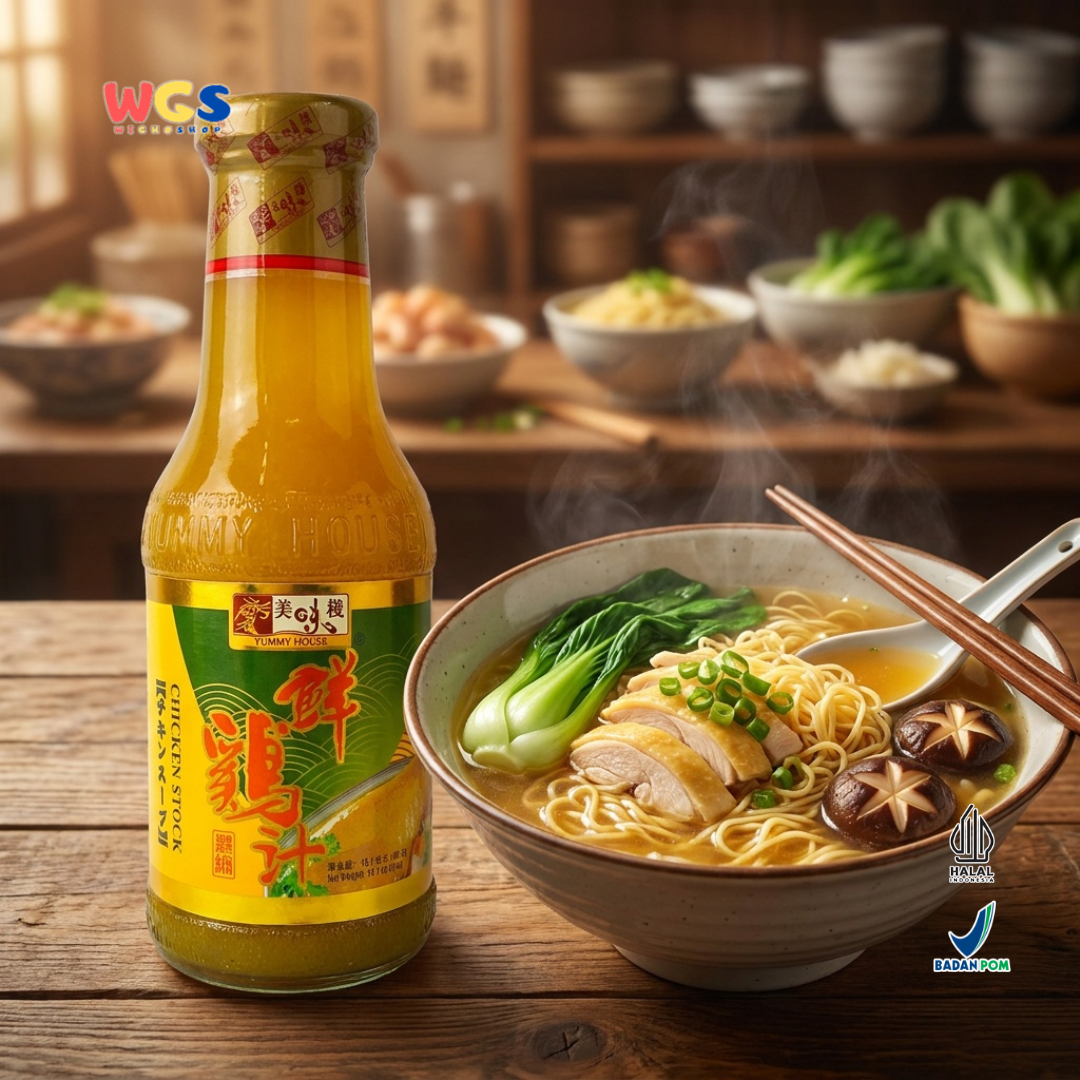 YUMMY HOUSE Chicken Stock Sauce 430g – Ready-to-Use Liquid Chicken Flavored Seasoning Sauce