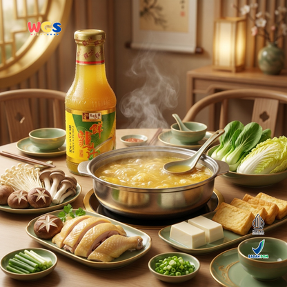 YUMMY HOUSE Chicken Stock Sauce 430g – Ready-to-Use Liquid Chicken Flavored Seasoning Sauce
