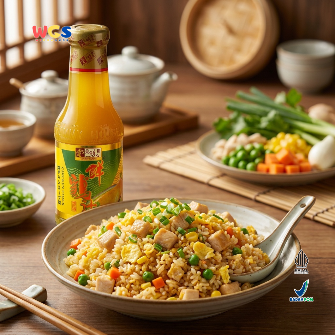 YUMMY HOUSE Chicken Stock Sauce 430g – Ready-to-Use Liquid Chicken Flavored Seasoning Sauce