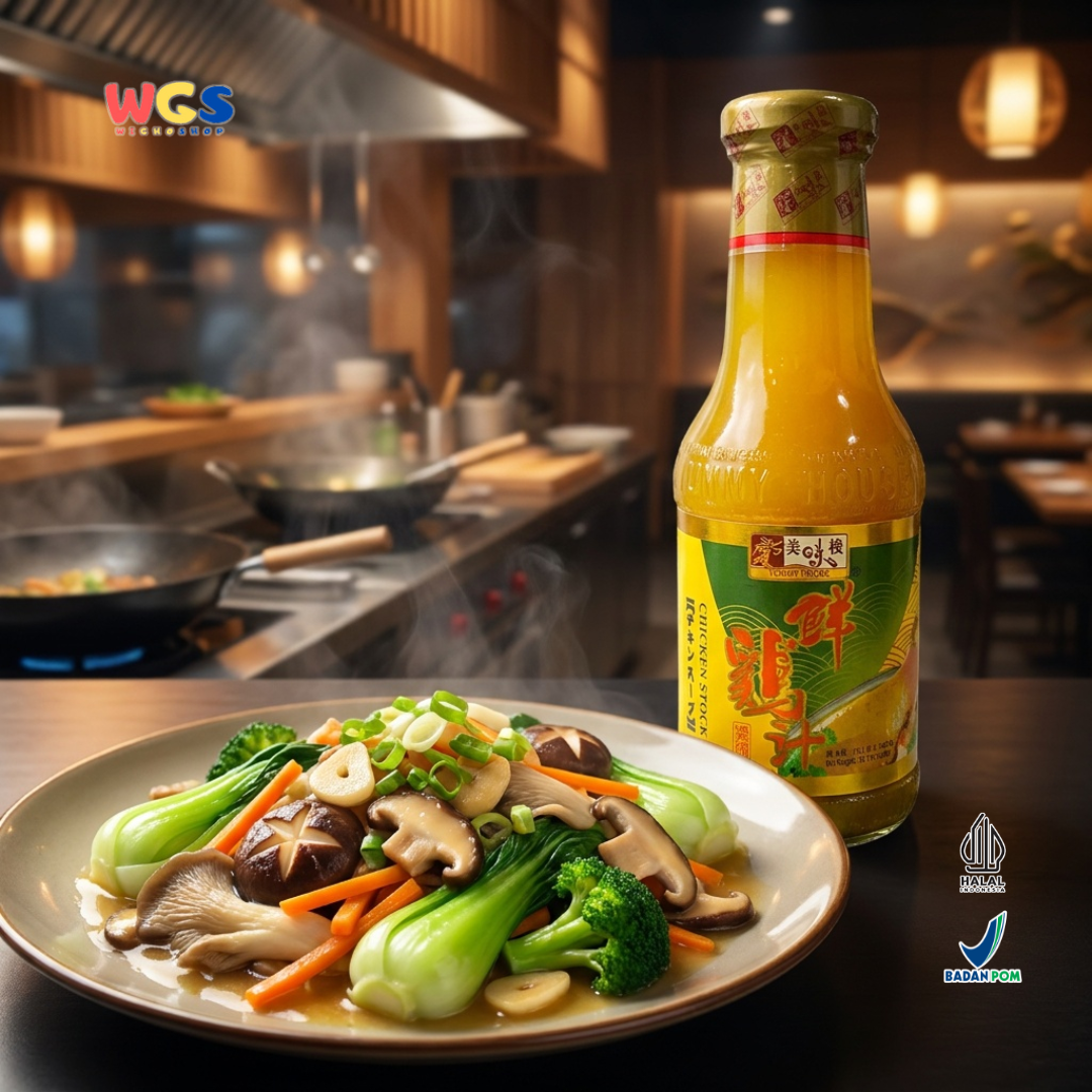 YUMMY HOUSE Chicken Stock Sauce 430g – Ready-to-Use Liquid Chicken Flavored Seasoning Sauce