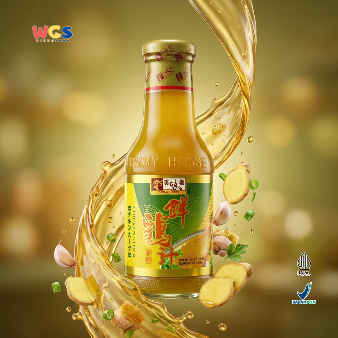 YUMMY HOUSE Chicken Stock Sauce 430g – Ready-to-Use Liquid Chicken Flavored Seasoning Sauce