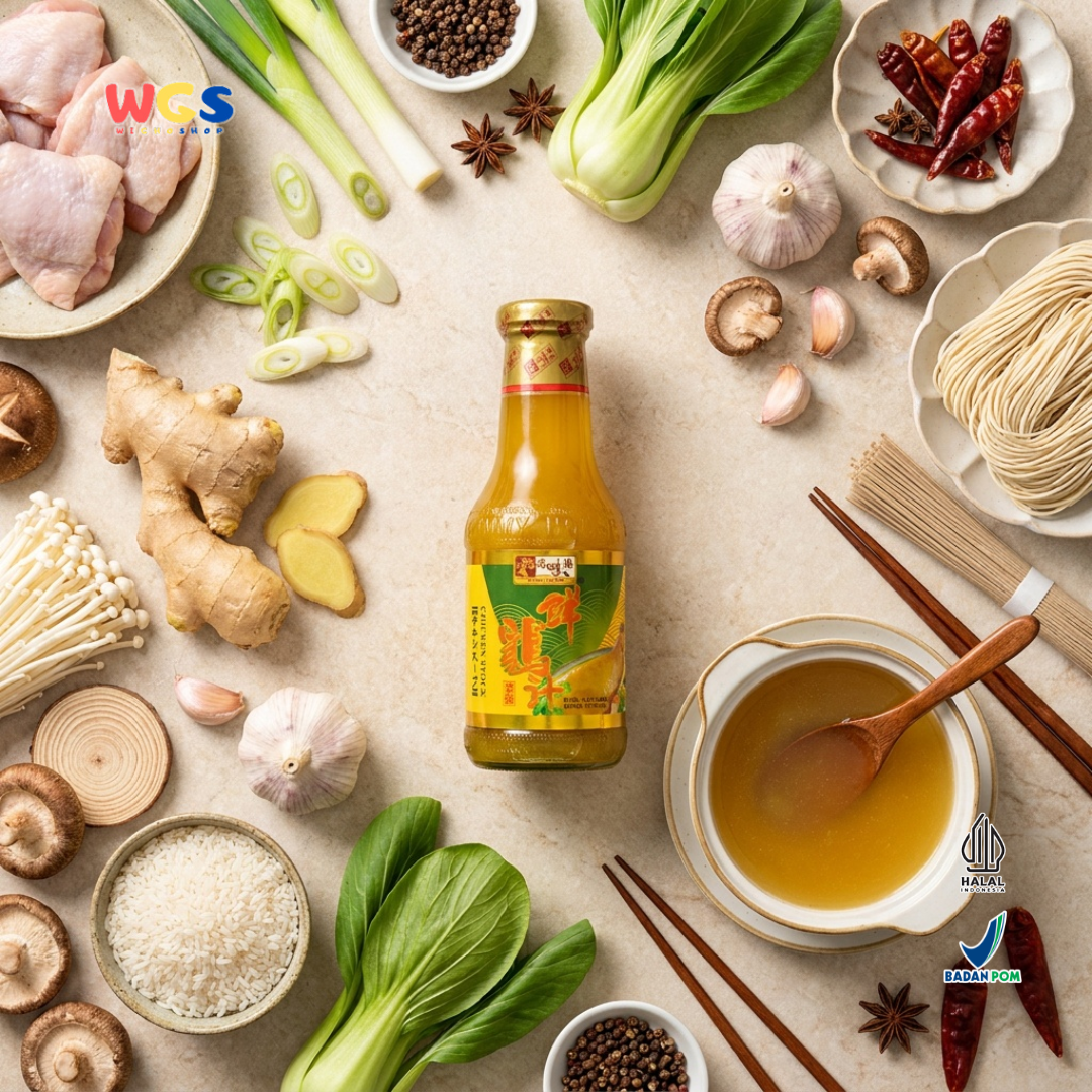YUMMY HOUSE Chicken Stock Sauce 430g – Ready-to-Use Liquid Chicken Flavored Seasoning Sauce