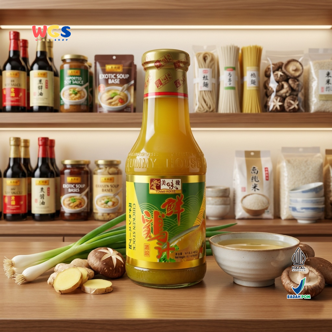 YUMMY HOUSE Chicken Stock Sauce 430g – Ready-to-Use Liquid Chicken Flavored Seasoning Sauce