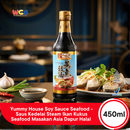 Yummy House Seasoned Soy Sauce for Seafood 450ml – Savory Soy Sauce for Seafood