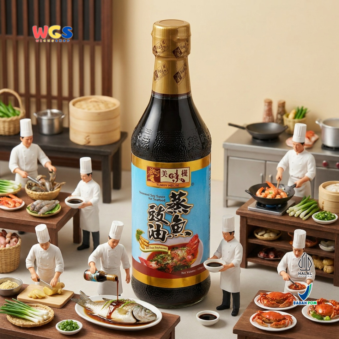 Yummy House Seasoned Soy Sauce for Seafood 450ml – Savory Soy Sauce for Seafood