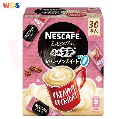 Nescafe Excella Fluffy Coffee Latte Delicious Unsweetend 30 Stick 122g