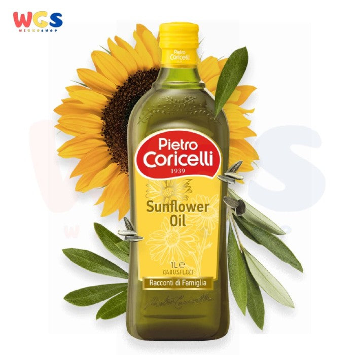 Pietro Coricelli Sunflower Oil Family 1 ltr - Minyak Bunga Matahari
