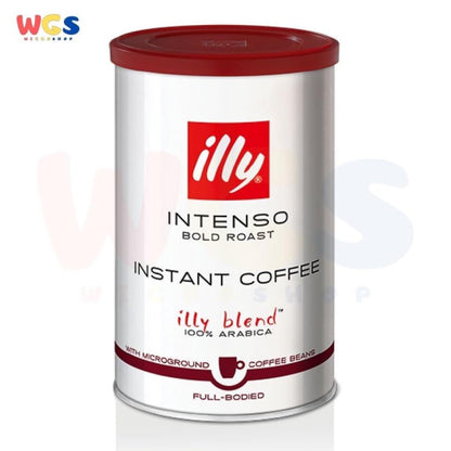 Illy Intenso Dark Roast Instant Coffee 100% Arabica Coffee 3.3oz 95g