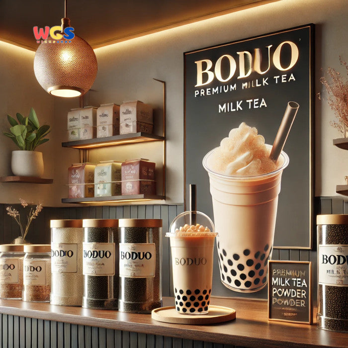 BODUO Premium Milk Tea Powder 1kg – Halal dan BPOM