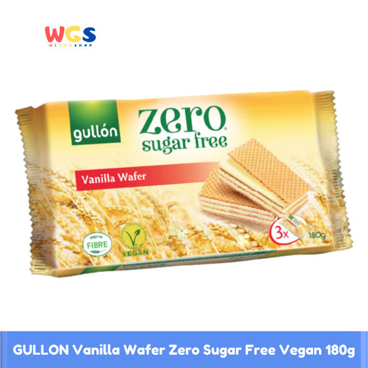 GULLON Vanilla Wafer Zero Sugar Free Vegan 180g