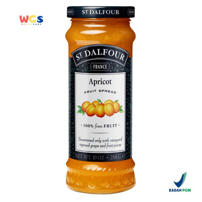 St. Dalfour Apricot Fruit Spread 284g - Selai Buah Apricot