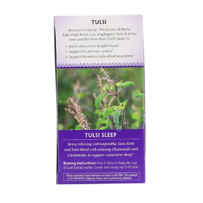 Organic India Tulsi Sleep Stress Relief & Relaxing Tea 18s x 1.8g