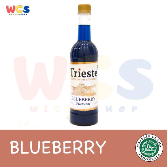 Trieste Syrup Blueberry Premium Flavor 650 ml - HALAL MUI