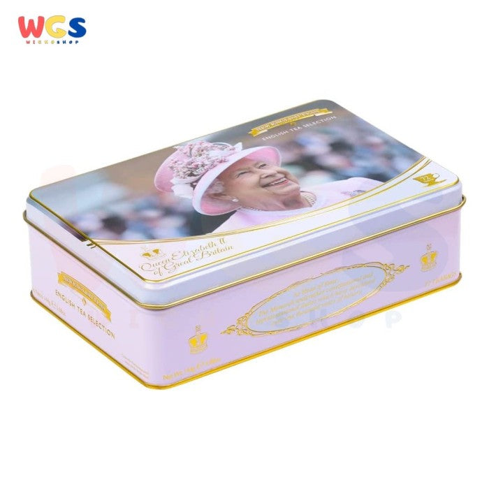 New English Teas Queen Elizabeth II Tea Tin with 72 Assorted Teabag