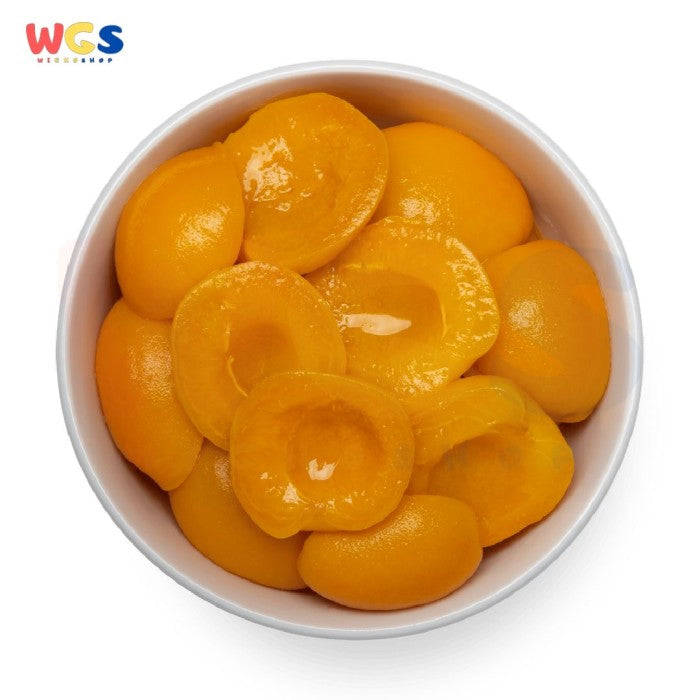 Wilmond Peach Halves in Light Syrup China 825g - Buah Persik Syrup