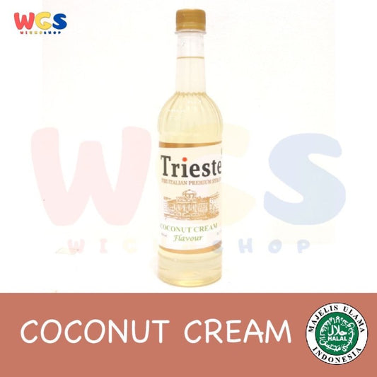 Trieste Syrup Coconut Cream Premium Flavor 650 ml - HALAL MUI