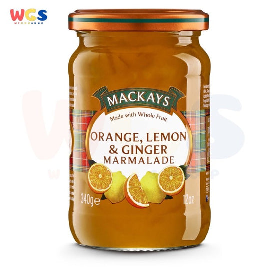 Selai Mackays Orange, Lemon, & Ginger Marmalade 340 gr