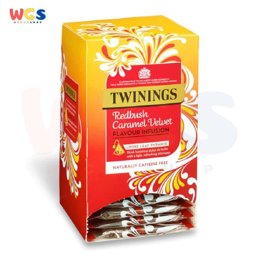 Twinings Redbush Caramel Velvet Infusion Loose Leaf 15 Pyramid TeaBags