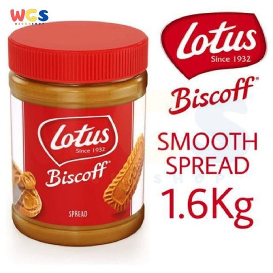 Selai Lotus Biscoff Original Caramelised Spread Smooth 1.6kg Jar