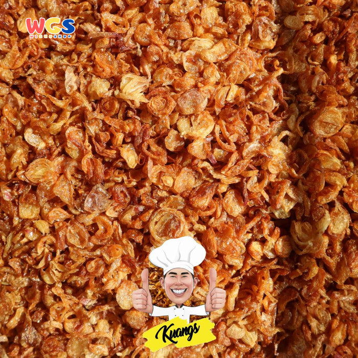 Kuangs Bawang Goreng Oven Bawang Goreng Kriuk Sehat Halal 120g - 6x20g