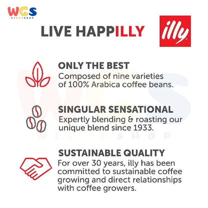 Illy Classico Classic Roast Instant Coffee 100% Arabica Coffee 95g