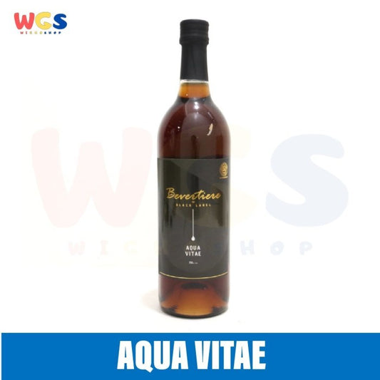 Syrup Bevertiere Black Label Aqua Vitae Flavored 750ml - Halal