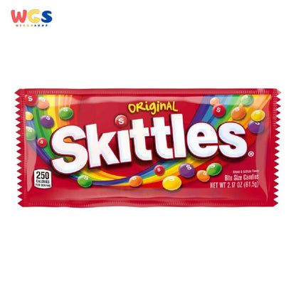 Permen Skittles Original Candy Single Pack 2.17oz 61.5g