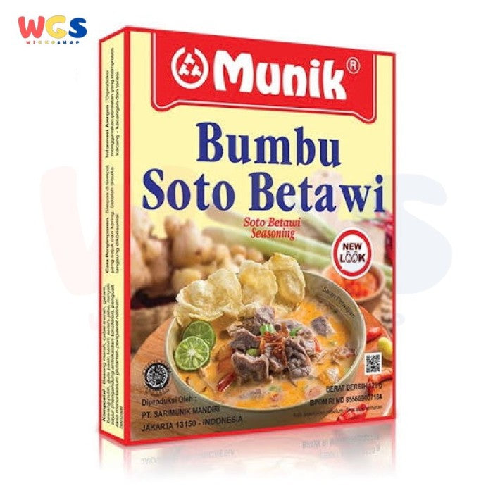 Munik Bumbu Soto Betawi Jakarta Meat Soup Seasoning 125g - Halal