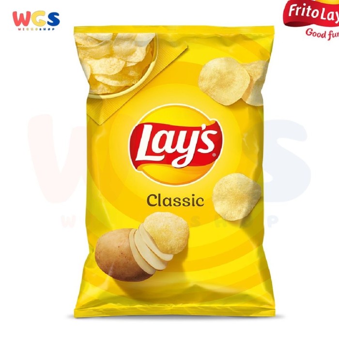 Snack Lays Classic Potato Chips USA 6.5oz 184.2g