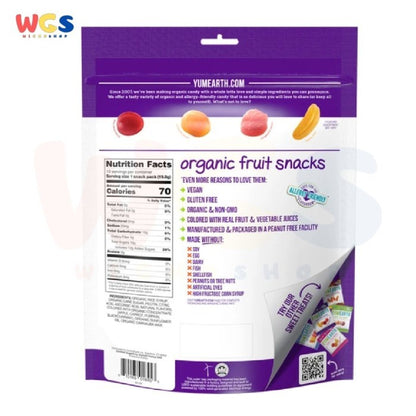 YumEarth Organic Fruit Snacks Candy 7oz 198 gr