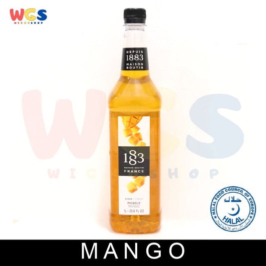 1883 Maison Routin France Syrup Mango Flavored 1 ltr - 33.8 fl oz